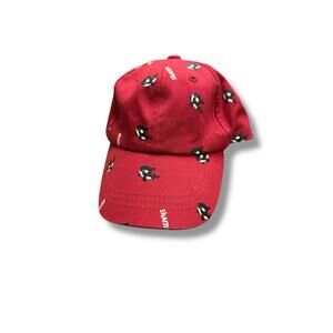 Vintage SeaWorld Shamu Orca Hat Red Adjustable Strap Kids Cap